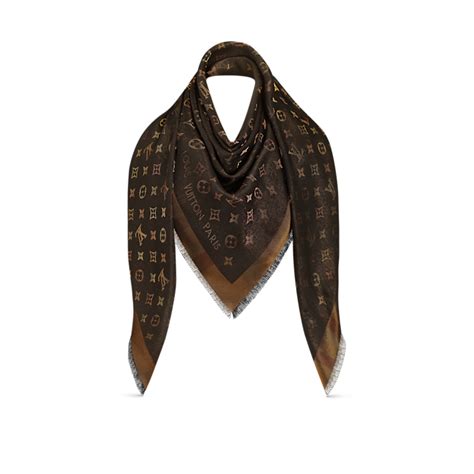 prezzo scialle louis vuitton monogram shine|Monogram Shine Shawl S00 .